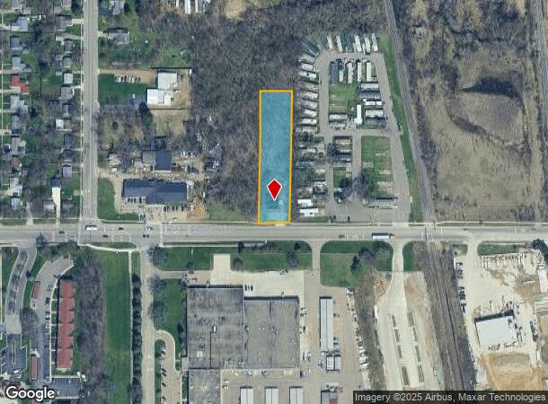  2501 E Cork St, Kalamazoo, MI Parcel Map