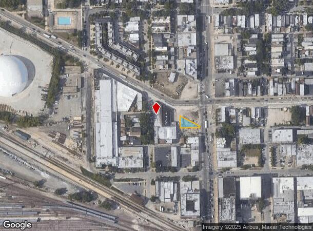  2405 W Grand Ave, Chicago, IL Parcel Map