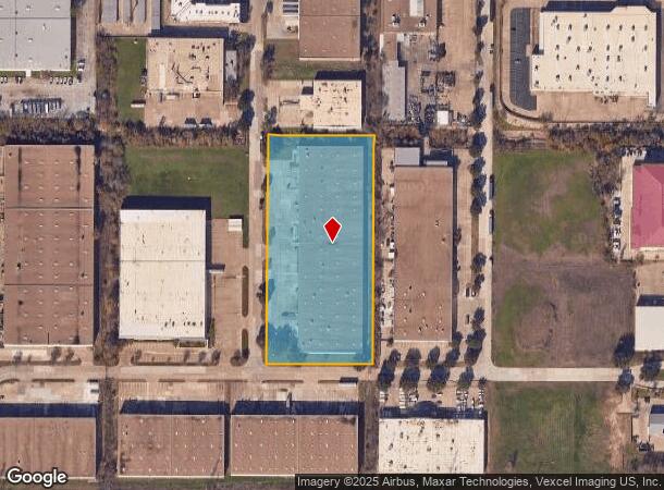 2425 Camp Ave, Carrollton, TX Parcel Map