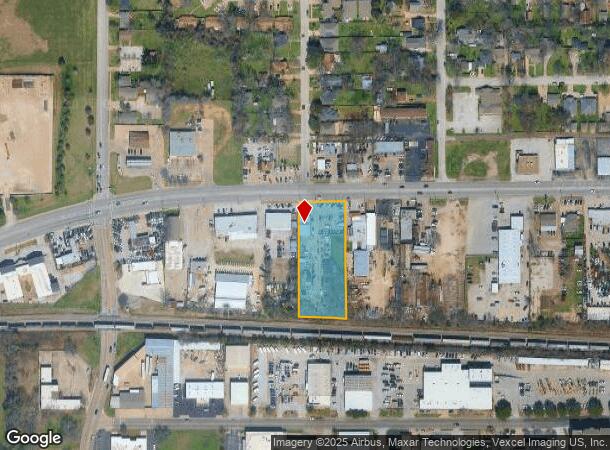 1028 W Division St, Arlington, TX Parcel Map