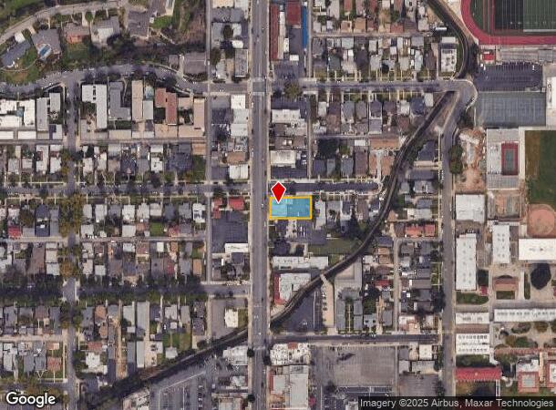  624 N Harbor Blvd, Fullerton, CA Parcel Map