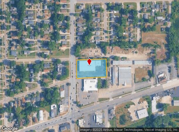 195 N Farnsworth Ave, Aurora, IL Parcel Map