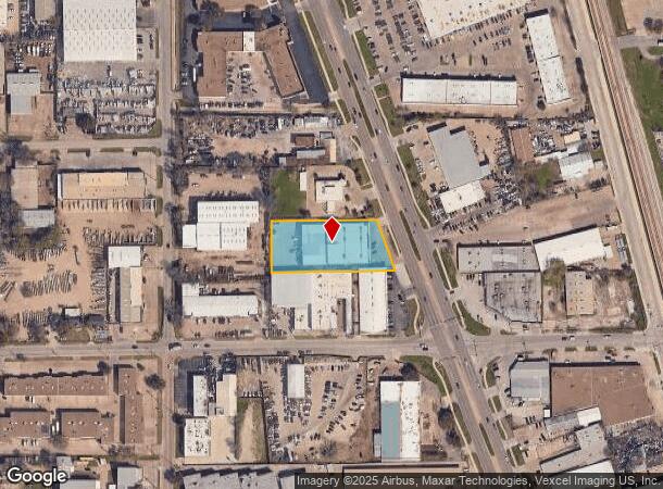 11117 Harry Hines Blvd, Dallas, TX Parcel Map