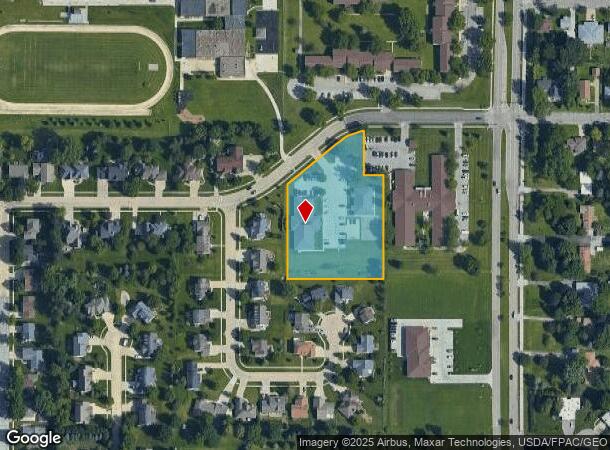 1824 W 8Th St, Cedar Falls, IA Parcel Map