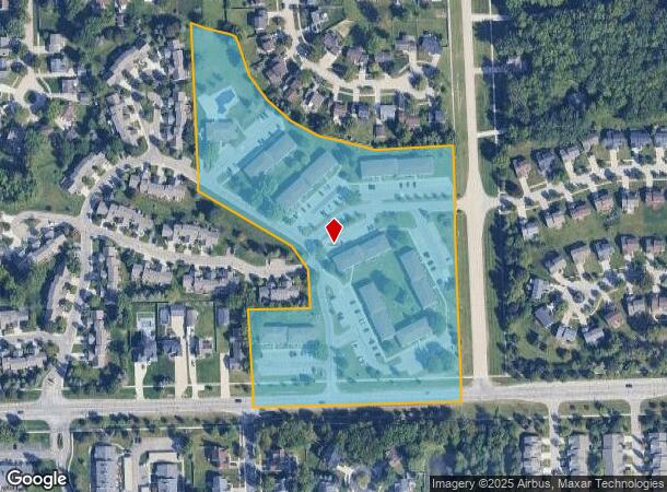 1681 Columbus Dr, Canton, MI Parcel Map