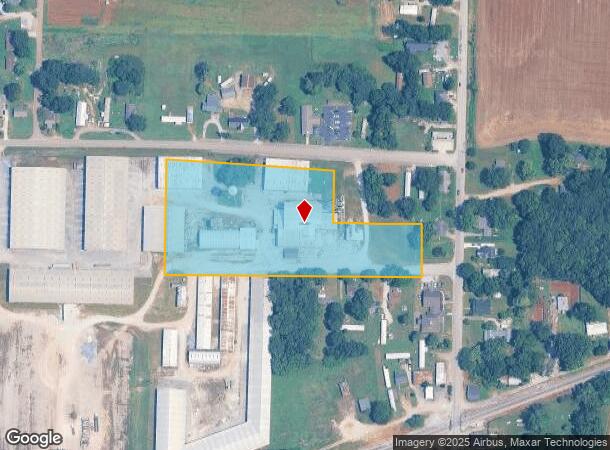 24895 N Gin St, Belle Mina, AL Parcel Map