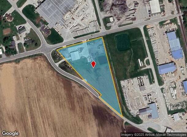 1180 E Elkhorn Rd, Vincennes, IN Parcel Map