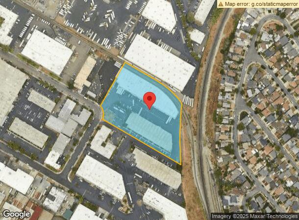  2002 Edison Ave, San Leandro, CA Parcel Map