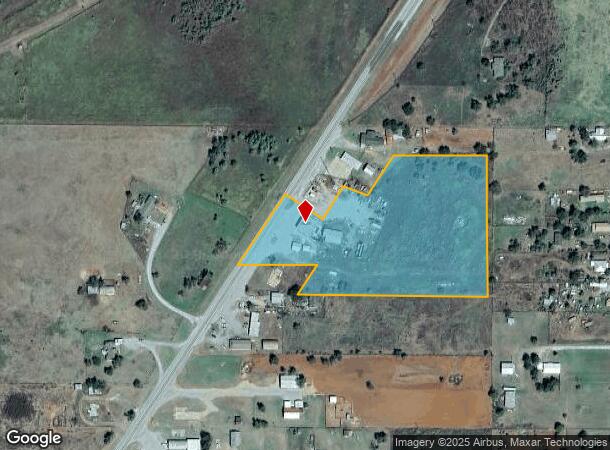 1022 E Oklahoma St, Carnegie, OK Parcel Map