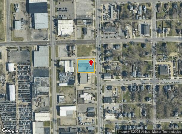  1619 S Michigan St, South Bend, IN Parcel Map