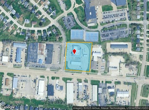 1900 16Th Ave Sw, Cedar Rapids, IA Parcel Map