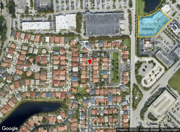  9055 Sw 162Nd Ave, Miami, FL Parcel Map