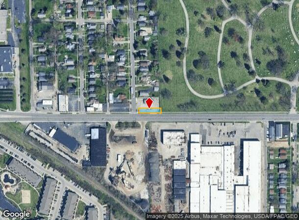  1302 Lawnview Ave, Toledo, OH Parcel Map