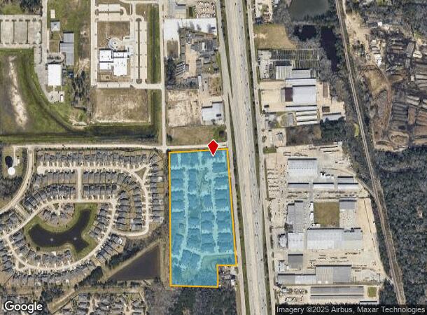  15596 Interstate 45 S, Conroe, TX Parcel Map