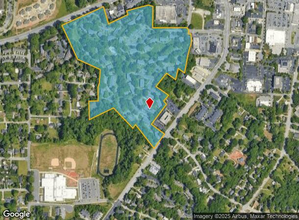 66 W Friendly Ave, Greensboro, NC Parcel Map