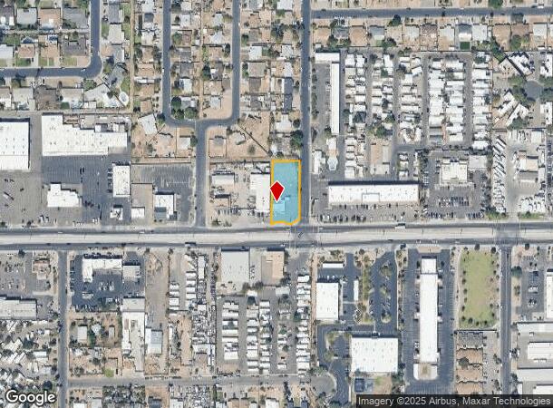 1552 E Main St, Mesa, AZ Parcel Map