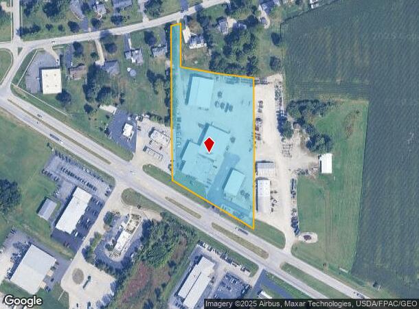  1385 E Main St, Bellevue, OH Parcel Map