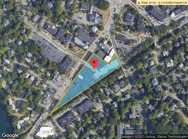  1330 Centre St, Newton Center, MA Parcel Map