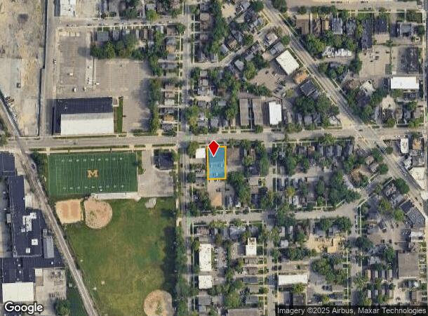 408 Hill St, Ann Arbor, MI Parcel Map