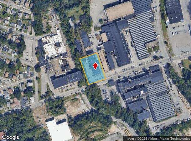 593 Mineral Spring Ave, Pawtucket, RI Parcel Map