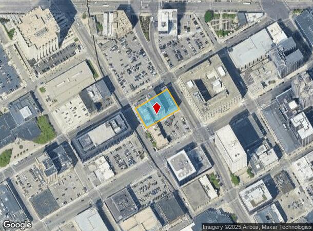  321 W Lafayette Blvd, Detroit, MI Parcel Map