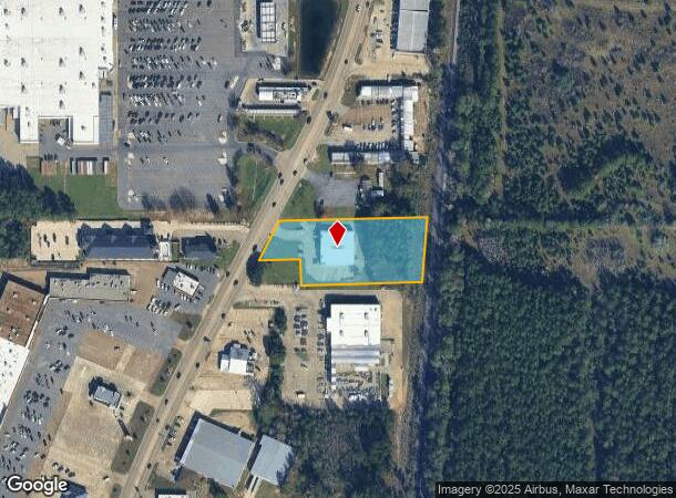 1070 N Pine St, Deridder, LA Parcel Map