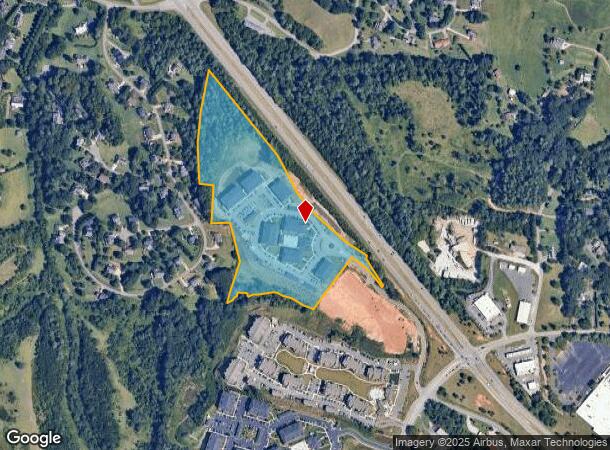 122 Capetown Ct, Weaverville, NC Parcel Map