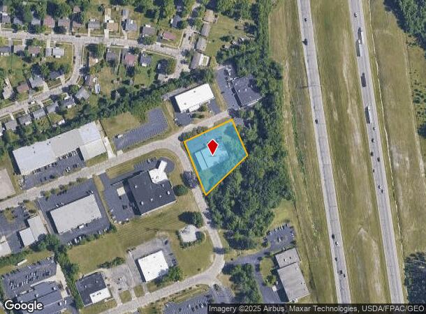 100 Fortune Rd, Dayton, OH Parcel Map