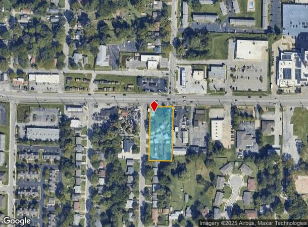  1544 E Kearney St, Springfield, MO Parcel Map