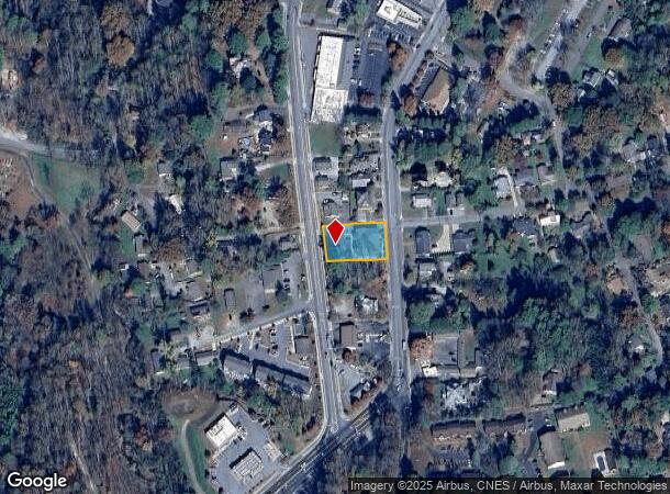  466 S Broad St, Brevard, NC Parcel Map