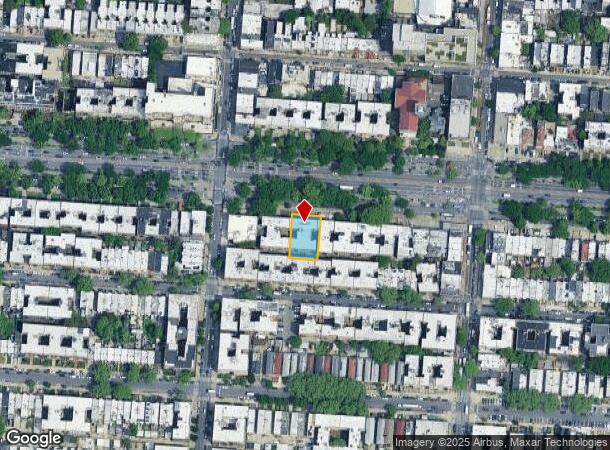  1074 Eastern Pky, Brooklyn, NY Parcel Map