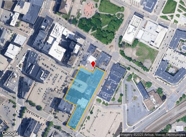 26 Portland St, Worcester, MA Parcel Map