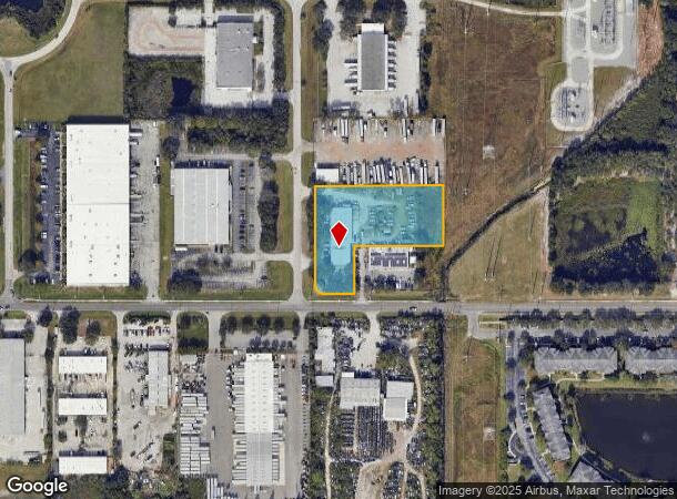 9802 Palm River Rd, Tampa, FL Parcel Map