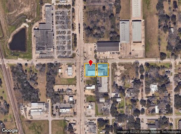  2105 N Main St, Pearland, TX Parcel Map