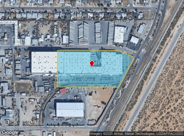  9455 Railroad Dr, El Paso, TX Parcel Map