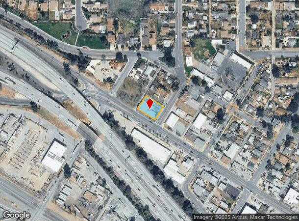 502 W Sixth St, Beaumont, CA Parcel Map