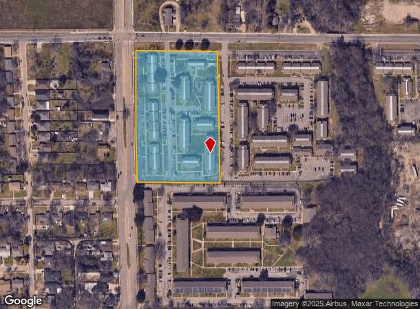 7250 Elam Rd, Dallas, TX Parcel Map