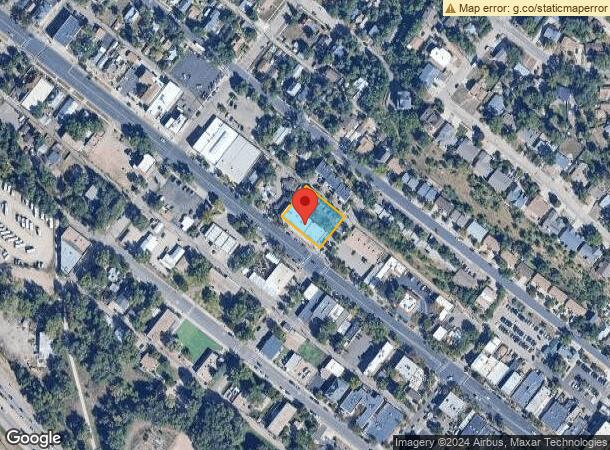  2702 W Colorado Ave, Colorado Springs, CO Parcel Map