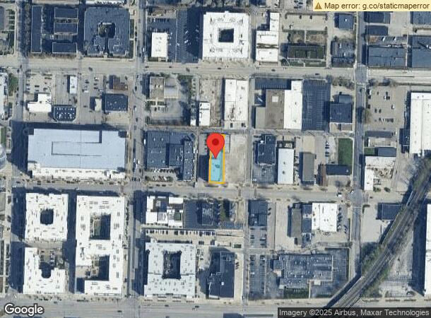  536 E Market St, Indianapolis, IN Parcel Map