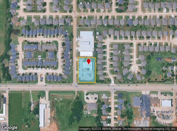  120 N Chisholm Trail Way, Mustang, OK Parcel Map