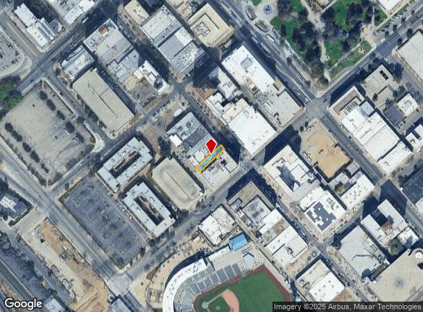 1017 Fulton St, Fresno, CA Parcel Map