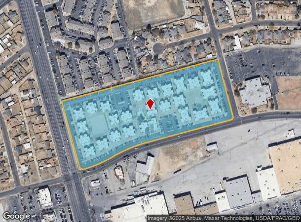  3843 Penbrook St, Odessa, TX Parcel Map