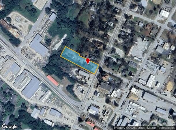 233 N Oliver St, Elberton, GA Parcel Map