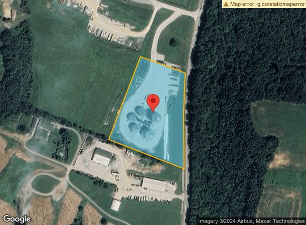  101 Bourbon Dr, Lebanon, KY Parcel Map