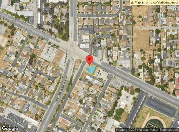  1224 Grandview Ave, Rosemead, CA Parcel Map