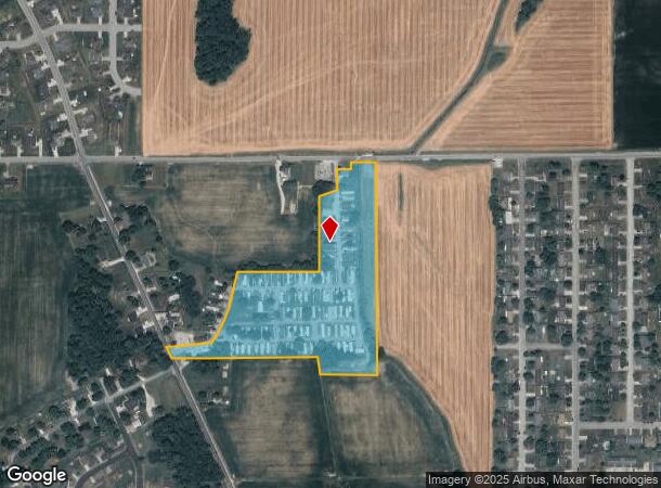  3828 N Portersville Rd, Jasper, IN Parcel Map