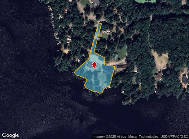  W4249 Pine Pointe Ln, Tomahawk, WI Parcel Map