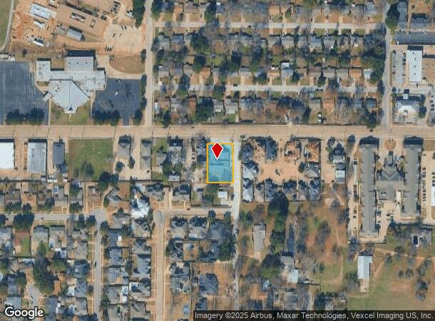 2900 W Park Row Dr, Pantego, TX Parcel Map