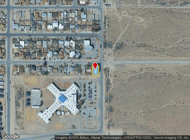 1722 Banker Rd, Canutillo, TX Parcel Map