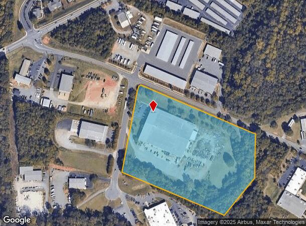 707 Commerce Dr, Concord, NC Parcel Map
